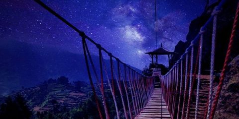 Jembatan Merah Putih Dieng